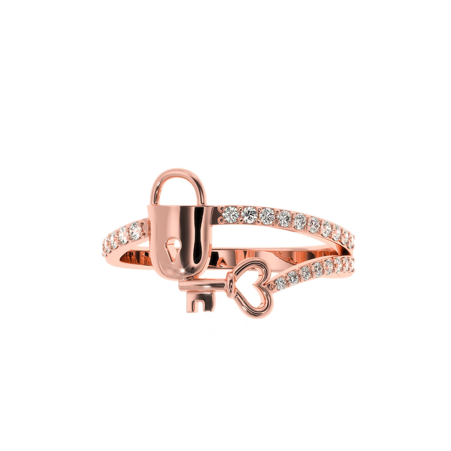 Buy Eternal Bond 0.22Ct Natural Diamond Ring | SolitaireKart
